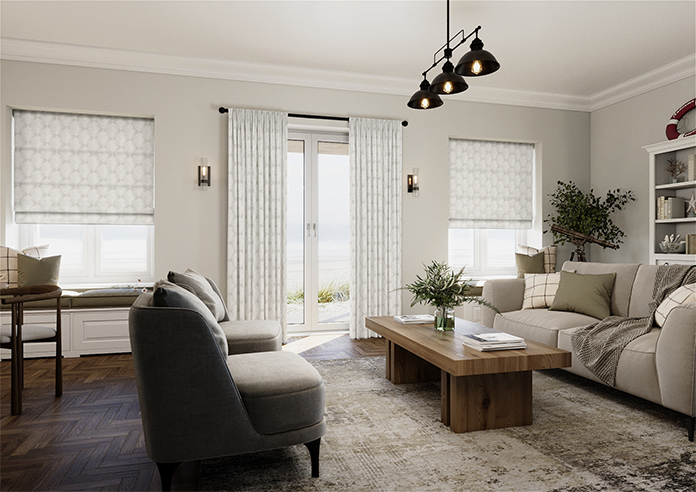 Gentle Palm, Warm Grey - Made to Measure Curtains - Image 7